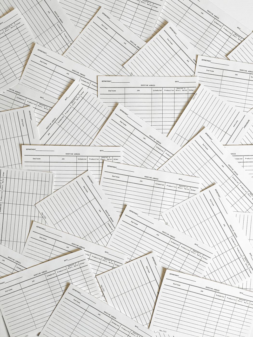 Ledger sheets for books of accounts